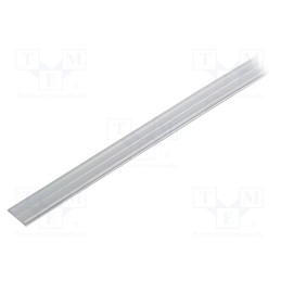 10 pcs : B2000000S - Profiles for LED modules, natural, L: 1m, ARC12, aluminium