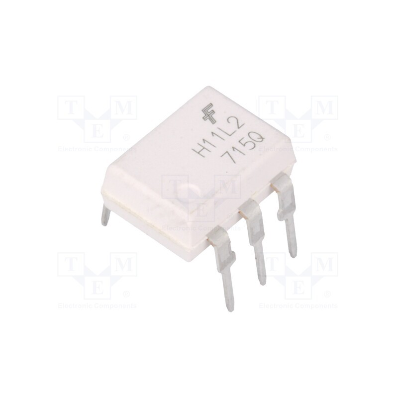 10 pcs : H11L2M - Optocoupler, THT, Ch: 1, OUT: Schmitt trigger, 4.17kV, DIP6, H11LXM