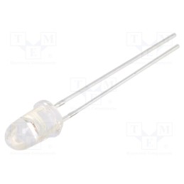 10 pcs : OS5RKE5211A - LED, 5mm, red, 15°, Front: convex, 2.1÷2.6V, No.of term: 2, -30÷85°C