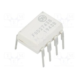 10 pcs : FOD2743B - Optocoupler, THT, Ch: 1, OUT: transistor, Uinsul: 5kV, Uce: 70V, DIP8