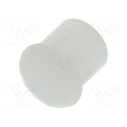 20 pcs : PLP2-100-D - Fiber for LED, round, Ø3mm, Front: convex, straight