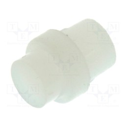 20 pcs : PLP1-100-FD - Fiber for LED, round, Ø3mm, Front: flat, straight, with flange