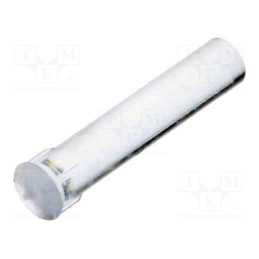 10 pcs : PLPC2-10MM - Fiber for LED, round, Ø2.3mm, Front: flat, straight