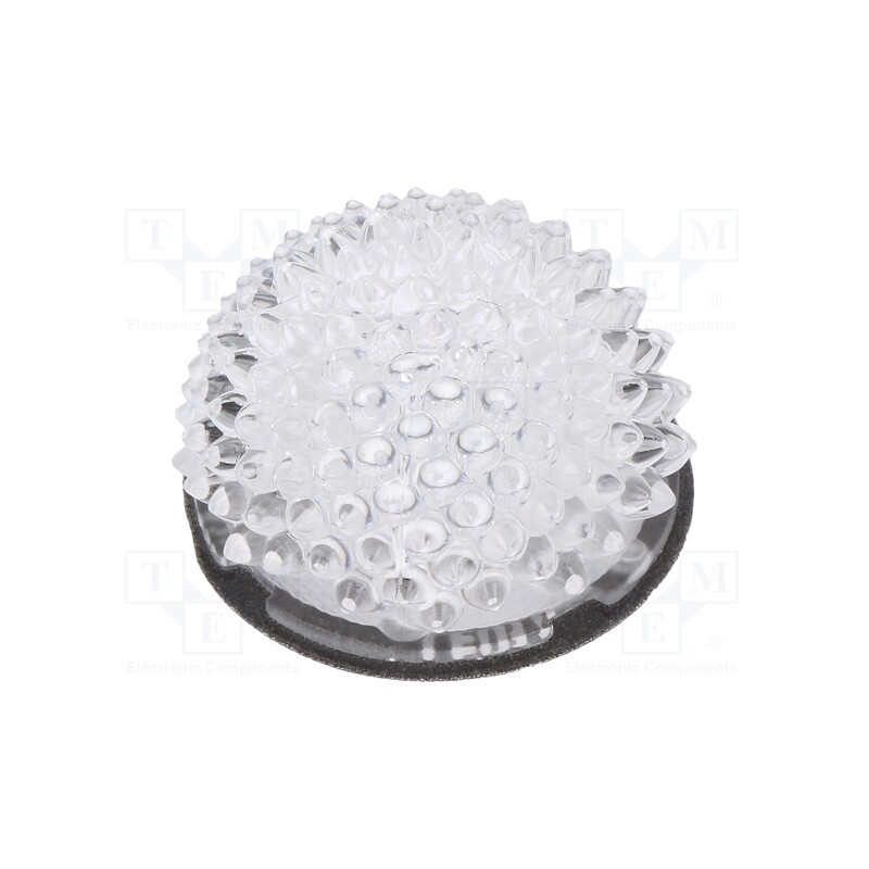10 pcs : CA15584_ZORYA-MINI-TAPE - LED lens, round, polycarbonate, transparent, LED CREE, XP-E2