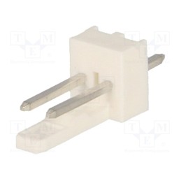 20 pcs : 22272021 - Socket, wire-board, male, KK 254, 2.54mm, PIN: 2, snapped-in, THT, 4A