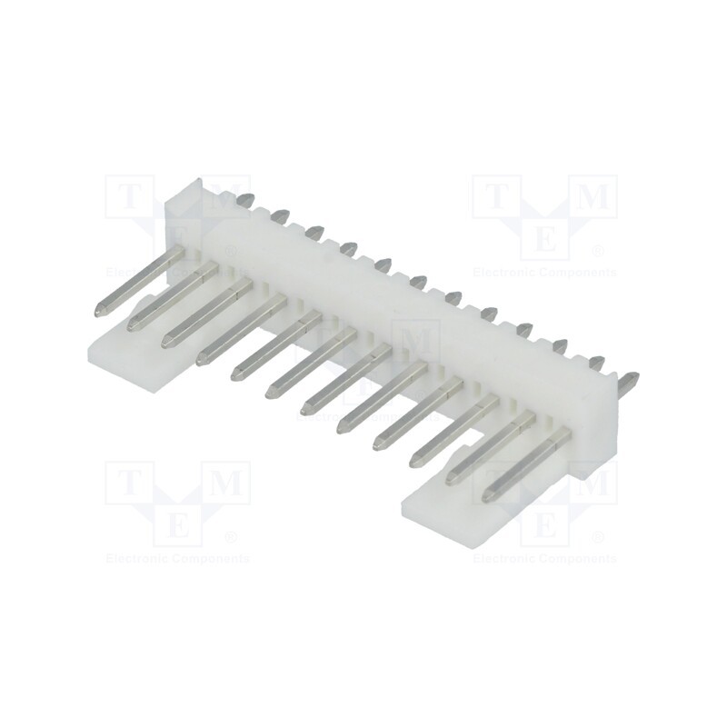 10 pcs : 22272121 - Socket, wire-board, male, KK 254, 2.54mm, PIN: 12, THT, 4A, tinned