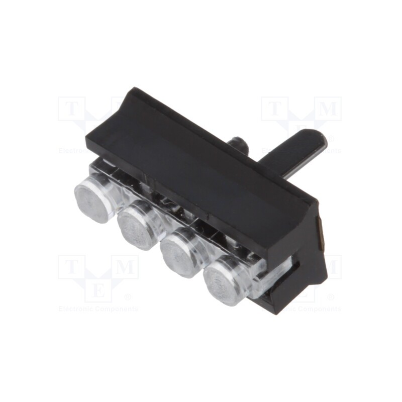 10 pcs : 1296.2003999999999 - Fiber for LED, round, Ø2mm, No.of mod: 4, Front: convex