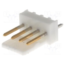 10 pcs : 22292041 - Socket, wire-board, male, KK 254, 2.54mm, PIN: 4, THT, 4A, Layout: 1x4