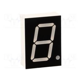 10 pcs : OPD-S8023LB-BW - Display: LED, 7-segment, 20.4mm, 0.8', No.char: 1, blue, 70mcd