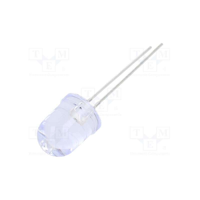 10 pcs : NTE30131 - IR transmitter, 10mm, transparent, 35°, λp max: 940nm, THT, 20mA