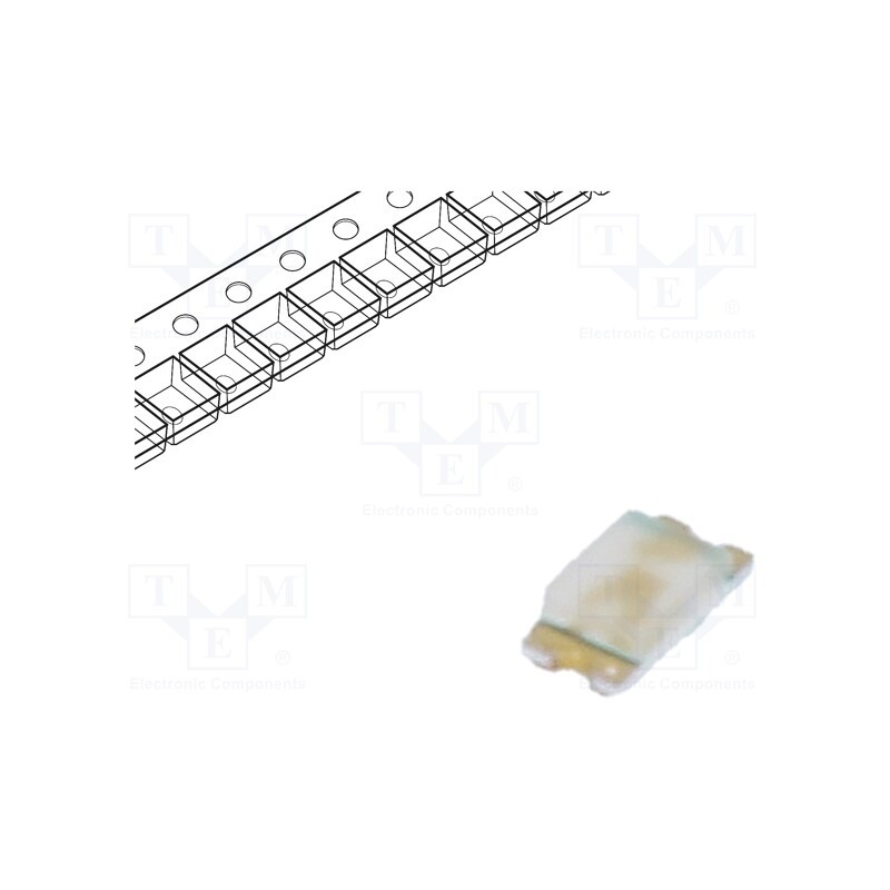 10 pcs : HSMR-C130 - LED, SMD, 0603, blue, 18÷55mcd, 1.6x0.8x0.35mm, 145°, 3.4÷3.9V, 20mA
