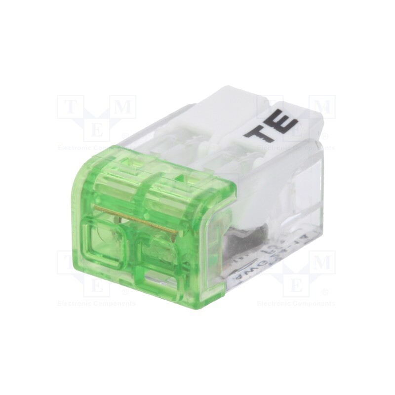 10 pcs : 2-2834245-1 - Quick splice, Flex Grip, spring clamp, 0.2÷4mm2, 24AWG÷14AWG