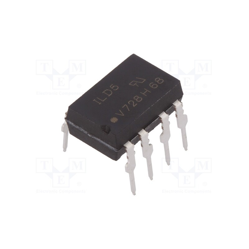 10 pcs : ILD5 - Optocoupler, THT, Ch: 2, OUT: transistor, Uinsul: 4.42kV, Uce: 70V