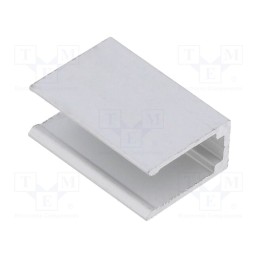 50 pcs : N006003 - Holder, aluminium, 20x13.5x8mm