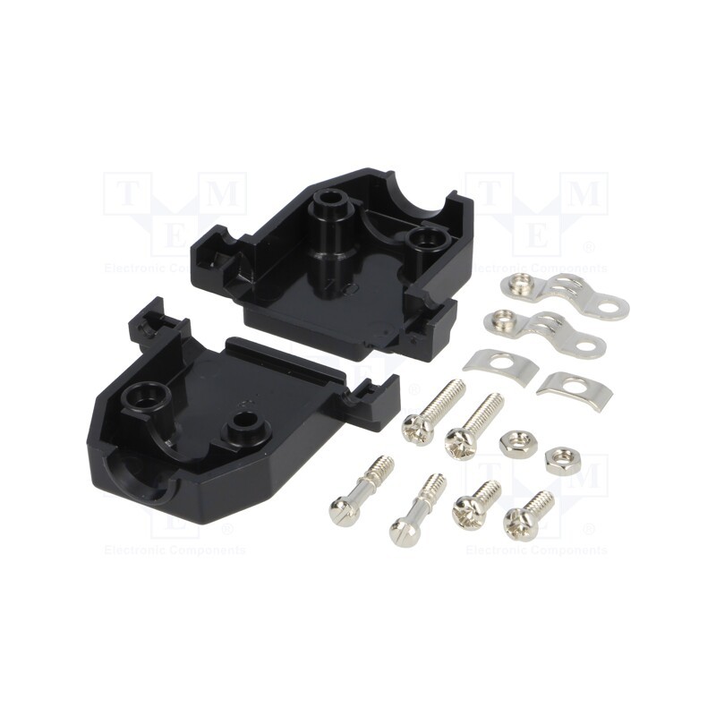 10 pcs : 2360-0102-02 - Enclosure: for D-Sub connectors, D-Sub 15pin,D-Sub HD 26pin