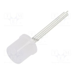 10 pcs : OSTAMCA6K2A - LED, 10mm, RGB, 68÷100mcd,150÷220mcd,330÷500mcd, 180°, Front: flat