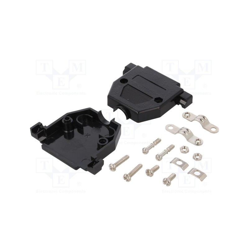 10 pcs : 2360-0102-03 - Enclosure: for D-Sub connectors, D-Sub 25pin,D-Sub HD 44pin