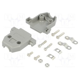 10 pcs : 2360-0102-12 - Enclosure: for D-Sub connectors, D-Sub 15pin,D-Sub HD 26pin