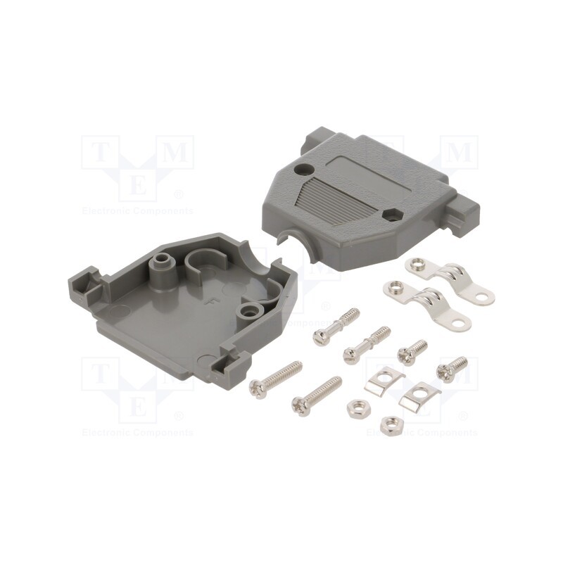 10 pcs : 2360-0102-13 - Enclosure: for D-Sub connectors, D-Sub 25pin,D-Sub HD 44pin