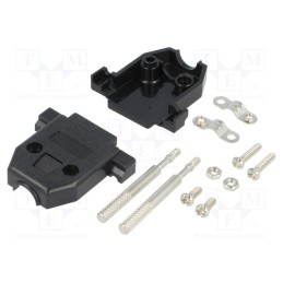 10 pcs : 2360-0102-22 - Enclosure: for D-Sub connectors, D-Sub 15pin,D-Sub HD 26pin