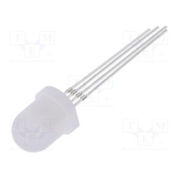 10 pcs : OSTAMA82E2A - LED, 8mm, RGB, 100÷150mcd,220÷330mcd,500÷750mcd, 140°, Front: flat