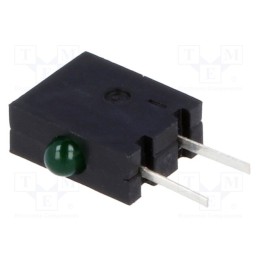 10 pcs : KM-2520EH/1SGD - LED, horizontal,in housing, green, 1.8mm, No.of diodes: 1, 20mA