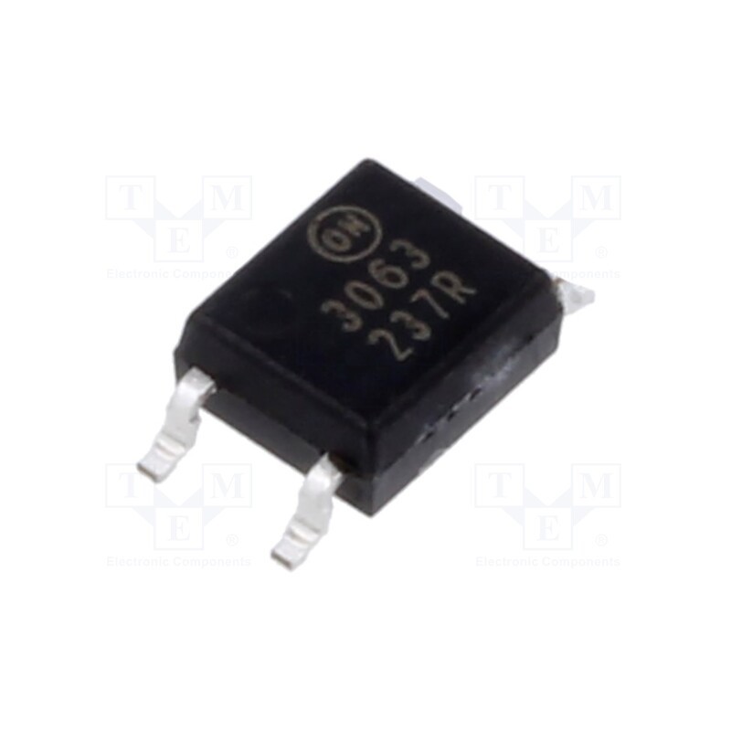 10 pcs : FODM3063 - Optotriac, 3.75kV, triac, Mini-flat 4pin, Ch: 1, FODM306x