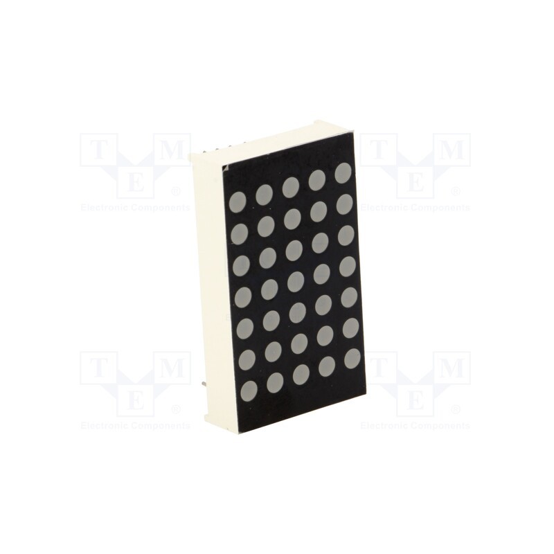 10 pcs : OSL351541-BB - Display: LED, matrix, 5x7, blue, 50mcd, anode, 22.8x39.1x8mm