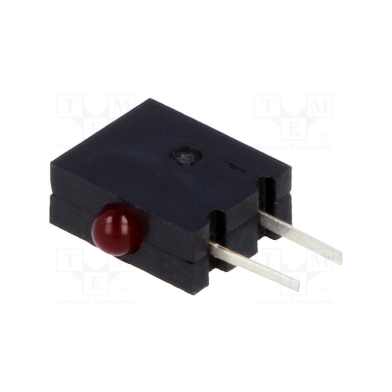 10 pcs : KM-2520EH/1ID - LED, horizontal,in housing, red, 1.8mm, No.of diodes: 1, 20mA, 40°