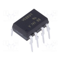 10 pcs : VO2631 - Optocoupler, THT, Ch: 2, OUT: logic, 1.5kV, 10Mbps, DIP8