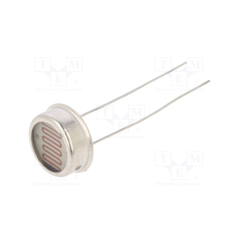 10 pcs : PGM1205-MP - Photoresistor, 250mW, 140÷300kΩ, 560nm, THT, 250VDC, ØLED: 12mm