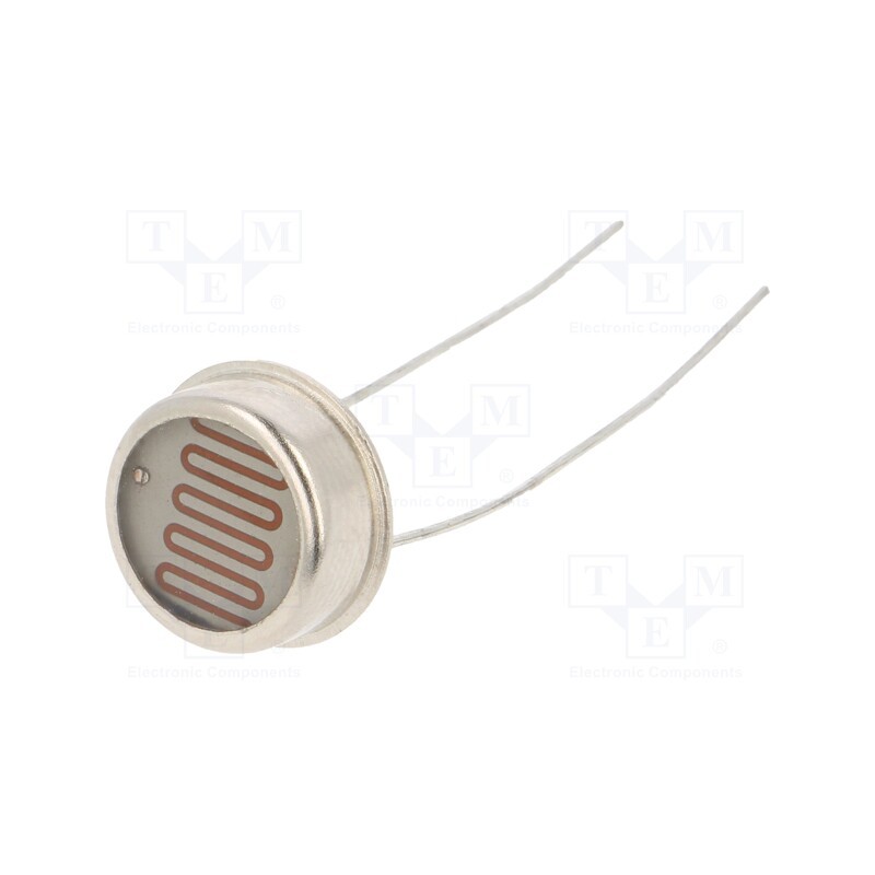 10 pcs : PGM1204-MP - Photoresistor, 250mW, 45÷150kΩ, 560nm, THT, 250VDC, ØLED: 12mm