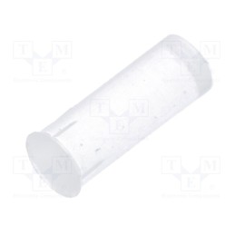 10 pcs : PLPC3-8MM - Fiber for LED, round, Ø3.3mm, Front: flat, straight