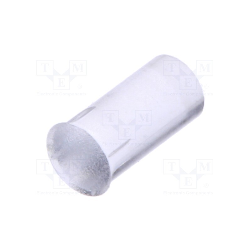 10 pcs : PLPC3-6MM - Fiber for LED, round, Ø3.3mm, Front: flat, straight