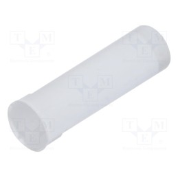10 pcs : PLPC3-10MM - Fiber for LED, round, Ø3.3mm, Front: flat, straight