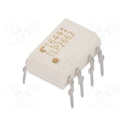 10 pcs : TLP2662(F) - Optocoupler, THT, Ch: 2, OUT: open collector, Uinsul: 5kV, 10Mbps