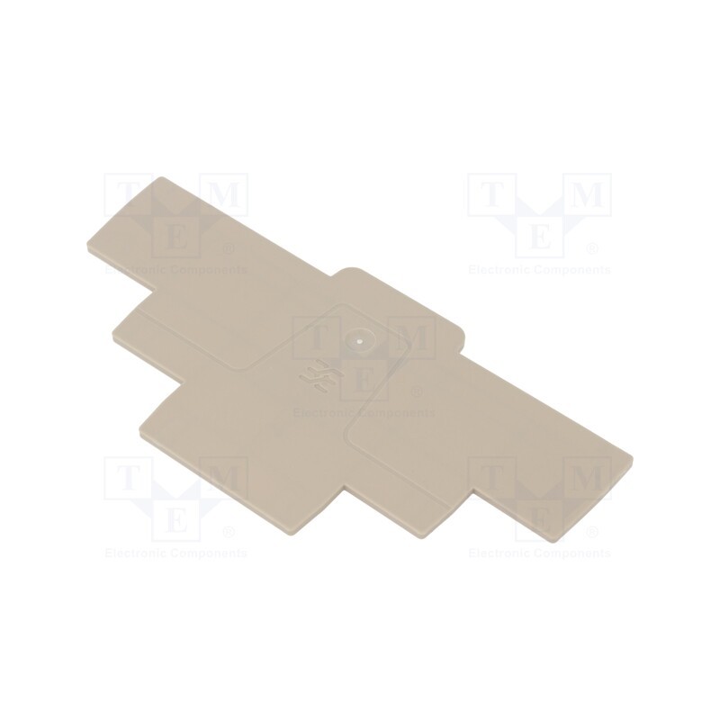 10 pcs : 2428560000 AEP 3T 2.5 - End plate, colourless, A series
