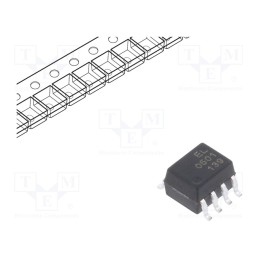 10 pcs : EL0501(TA) - Optocoupler, SMD, Ch: 1, OUT: transistor, 3.75kV, 1Mbps, SOP8, 1kV/μs