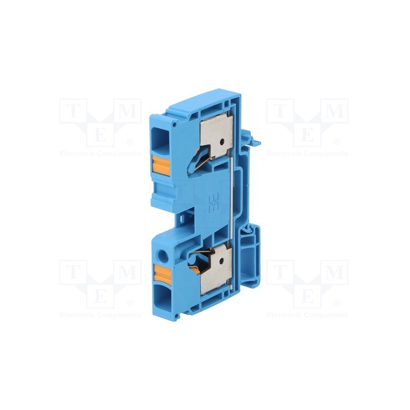 10 pcs : 2490370000 A2C 10 BL - Splice terminal: rail, 10mm2, ways: 1, terminals: 2, blue, wemid