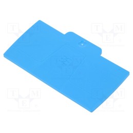 10 pcs : 2490390000 AEP 2C 10/16 BL - End plate, blue, A series