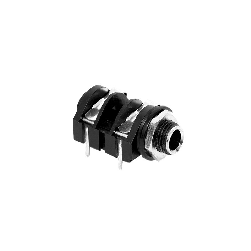 2 pcs - Amphenol Audio Jack Connector 1/4 in PCB Phone Jack Socket 10A