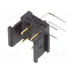 10 pcs : 2519041201 - Connector: PCB to PCB, male, PIN: 4, har-modular®, THT, angled