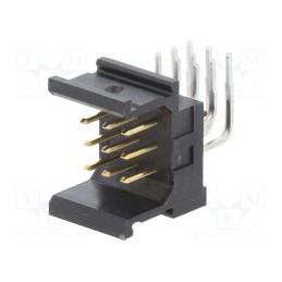 10 pcs : 2519091102 - Connector: PCB to PCB, male, PIN: 9, har-modular®, THT, angled