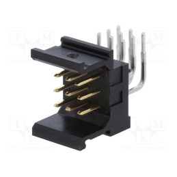 10 pcs : 2519091103 - Connector: PCB to PCB, male, PIN: 9, har-modular®, THT, angled
