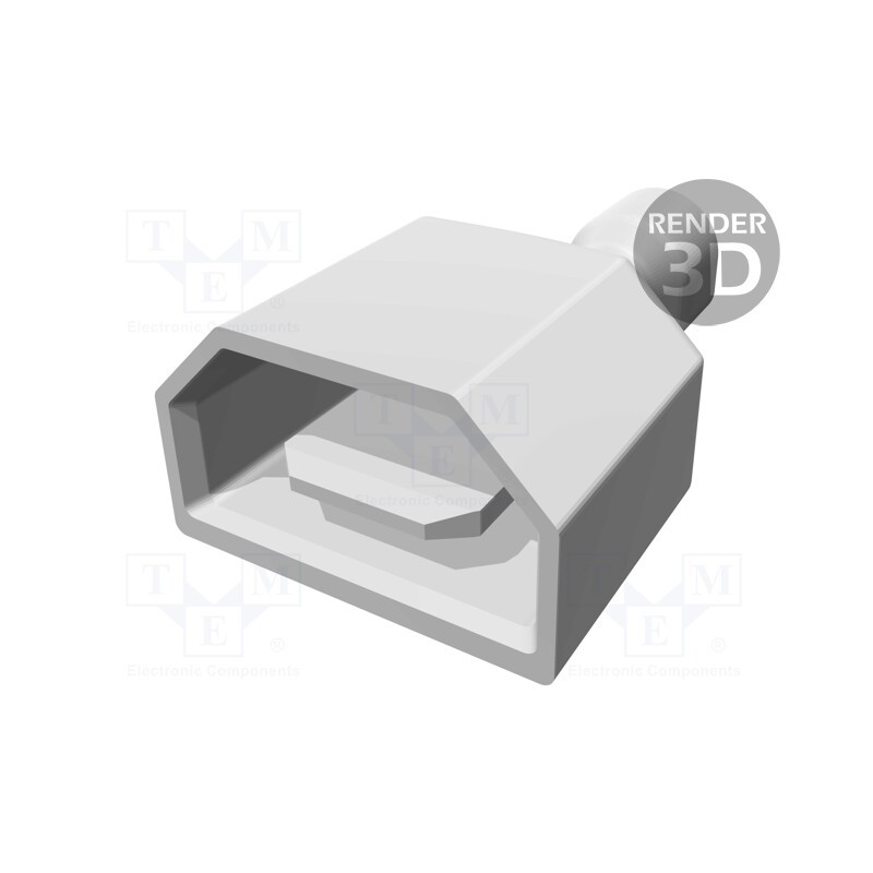 10 pcs : 2-520102-2 - Terminal: flat, 6.3mm, 0.8mm, male, 0.32÷0.82mm2, crimped, tinned