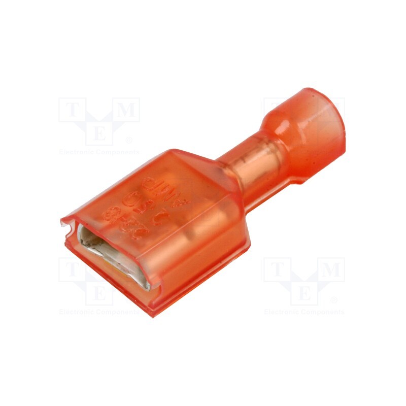 20 pcs : 2-520183-2 - Terminal: flat, 6.3mm, 0.8mm, female, 0.32÷0.82mm2, crimped, tinned