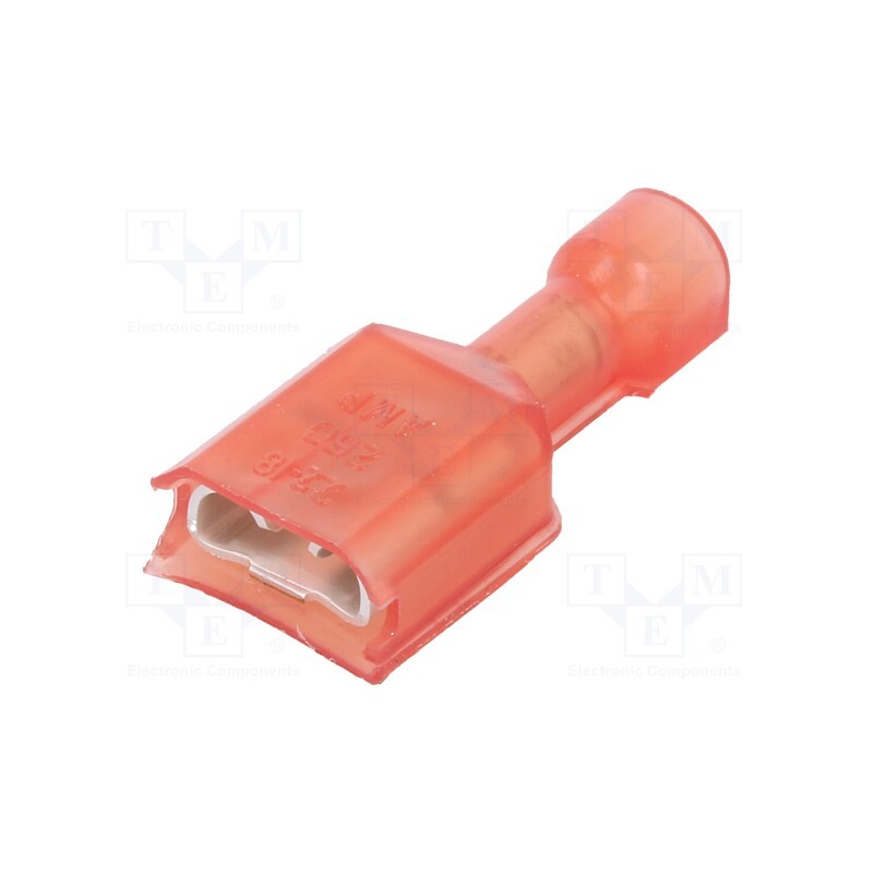 20 pcs : 2-520183-4 - Terminal: flat, 6.3mm, 800um, female, 0.32÷0.82mm2, crimped, tinned