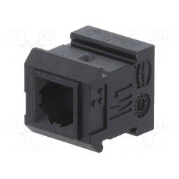 10 pcs : 2529010401 - Connector: PCB to PCB, female, PIN: 1, har-modular®, THT, straight