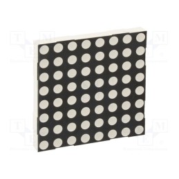 10 pcs : KWM-50881AGB - Display: LED, matrix, 8x8, yellow-green, 3÷6mcd, anode, 60.2x60.2mm