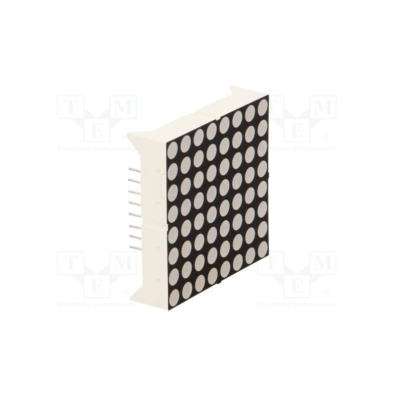 10 pcs : OSL641501-BRA - Display: LED, matrix, 8x8, red, 80÷150mcd, anode, 37.9x37.9x10.2mm